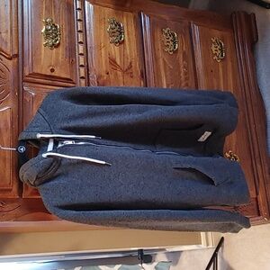 QUIKSILVER Men's Gray Knit Hoodie Size XL